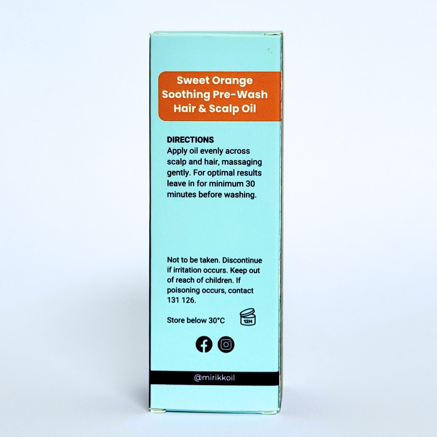 Sweet Orange Soothing Pre-Wash Hair and Scalp Oil